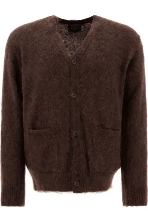 Beams Mohair vest met V