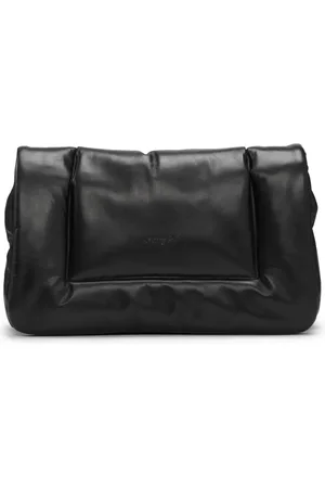 MARSÈLL Cornice clutch met logoplakkaat