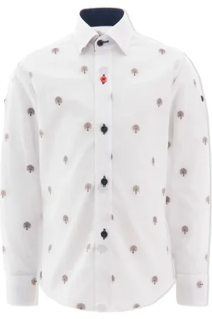M. Moustache Blouse met borduurwerk