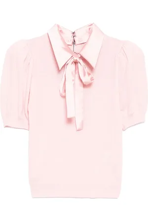 ALICE+OLIVIA Chase top met pofmouwen