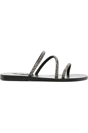 Ancient Greek Sandals Polytimi sandalen verfraaid met kristallen