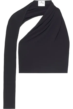 Courrèges Slash asymmetrische cropped top