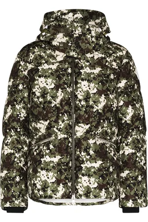 Moncler Donsjack met camouflageprint