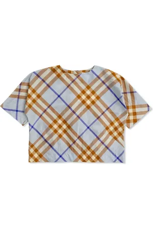 Burberry Geruit zijden shirt