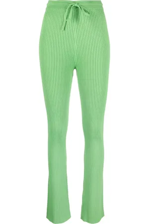 Nanushka Cornelie ribgebreide flared broek