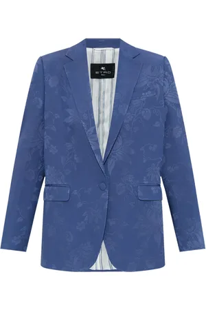 Etro Blazer met bloemenjacquard