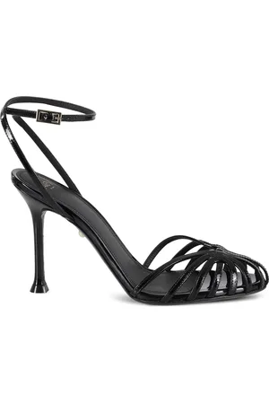 Alevì Lakleren gekooide sandalen