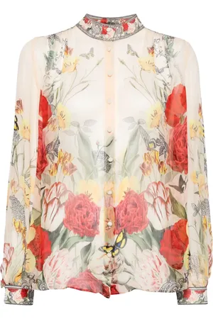 Camilla Blouse met bloemenprint