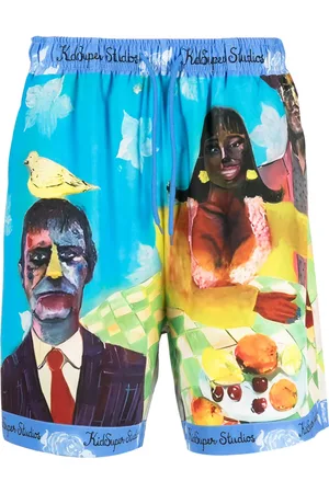KIDSUPER STUDIOS Shorts met grafische print