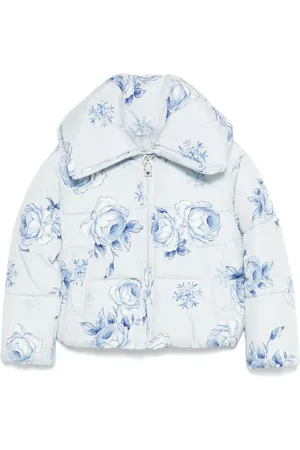 MONNALISA Donsjack met paardenprint