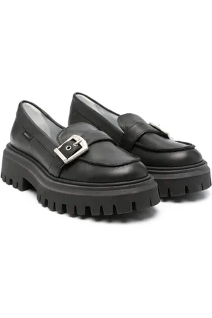 MONNALISA Leren loafers met siergesp