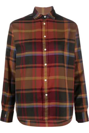 Ralph Lauren Geruite blouse