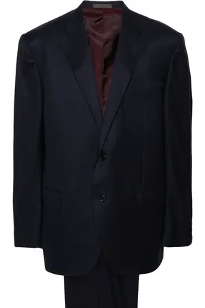 corneliani Geruit wollen pak