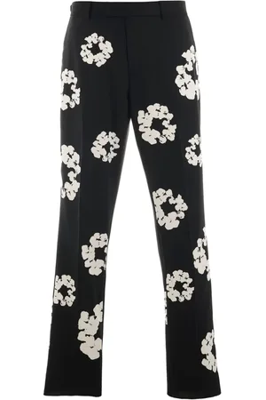 SAINT MXXXXXX Pantalon met kransprint