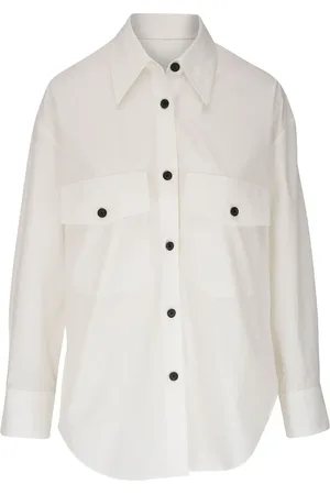 Khaite Mahmet denim blouse