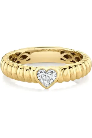 Anita 18kt geelgouden Zoe ring met diamanten