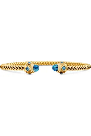 David Yurman 18kt geelgouden Renaissance Cablespira armband (3,5mm)