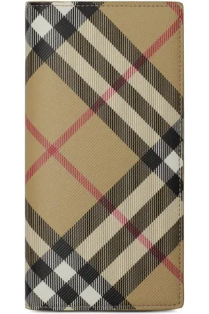 Burberry Geruite portemonnee