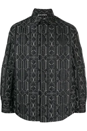 Palm Angels Shirtjack met monogram