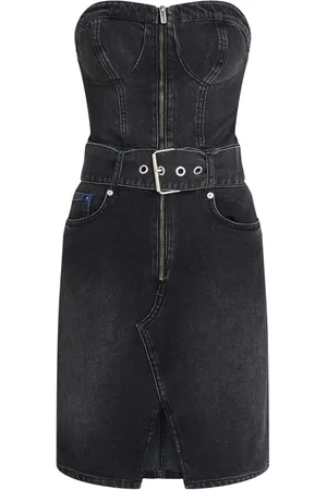 Karl Lagerfeld Bandeau denim jurk
