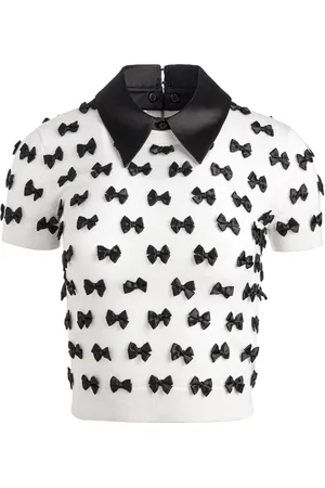 ALICE+OLIVIA Ciara trui met korte mouwen