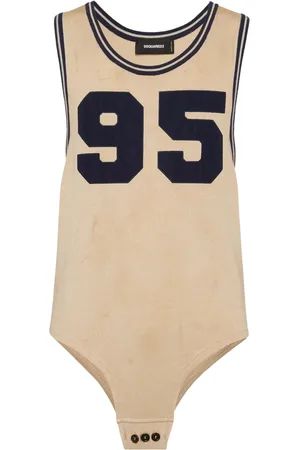 Dsquared2 Mouwloze body met logoprint
