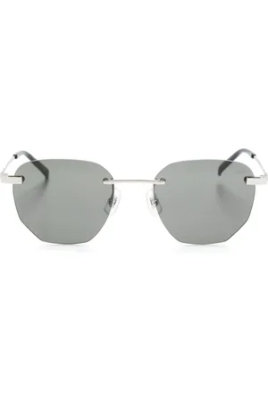 Dunhill Zonnebril met geometrisch montuur