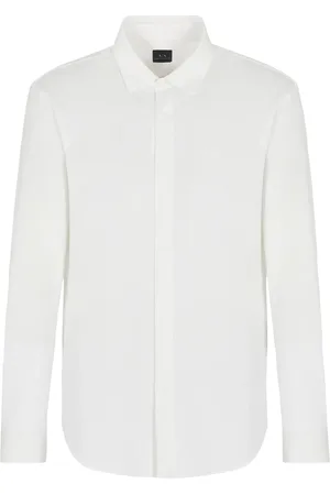 Armani Exchange Overhemd met geborduurd logo