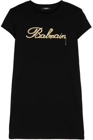 Balmain Jurk met geborduurd logo