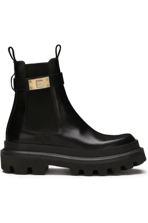 Dolce & Gabbana Leren enkellaarzen