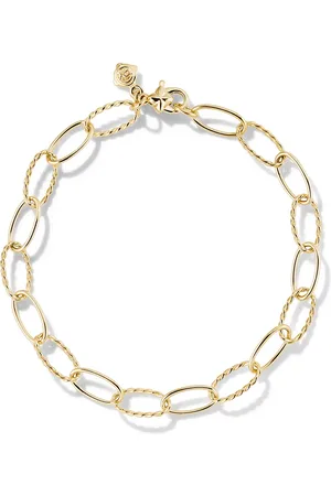 David Yurman 18kt geelgouden Oval Link armband (11.3 mm)