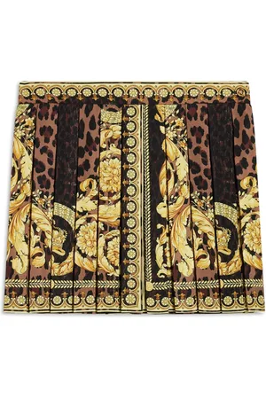 VERSACE Plooirok met barokprint