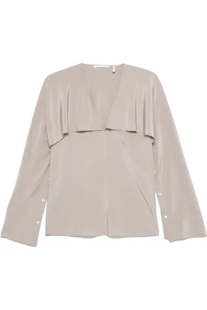 Helmut Lang Blouse met sjaalkraag