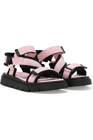 Dolce & Gabbana Bewerkte sandalen met logoprint