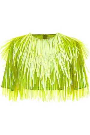 Sportmax Petalo cropped top