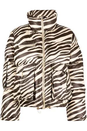Cynthia Rowley Donsjack met zebraprint
