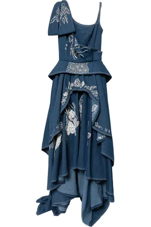 Saiid Kobeisy Denim maxi