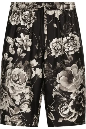 Dolce & Gabbana Zijden shorts met bloemenprint