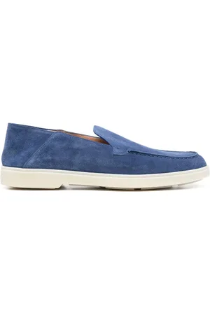 santoni Loafers met ronde neus