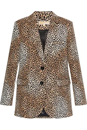 Michael Kors Blazer met luipaardprint