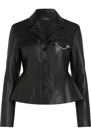 Karl Lagerfeld KL Studio leren blazer