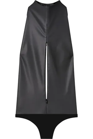 Courrèges Body van imitatieleer met open rug