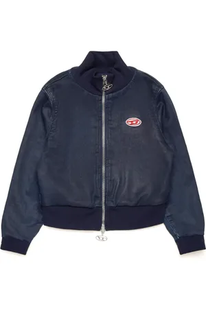 Diesel Spijkerjack met geborduurd logo