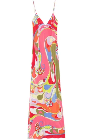 Puccini Jurk met Orchidee