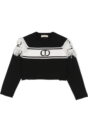 Twin-Set Trui met intarsia logo