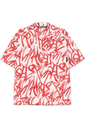 Palm Angels Overhemd met graffitiprint
