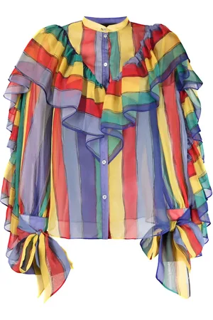 Rochas Gestreepte blouse
