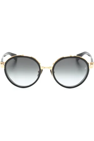 Balmain Croissy zonnebril met rond montuur