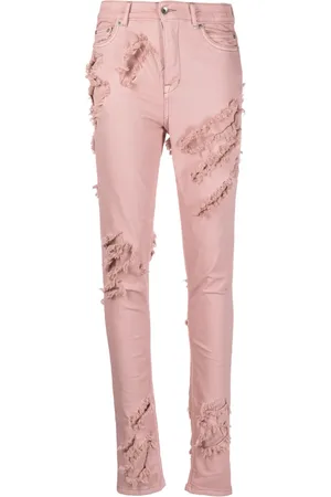 Rick Owens Gerafelde jeans