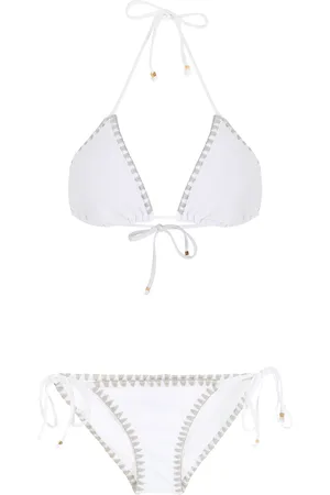 AMIR SLAMA Bikini met stikseldetail